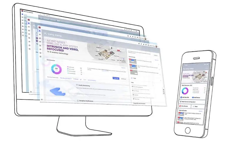 Portal web y app móvil de Hik-ProConnect