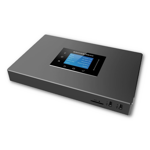 Conmutador Grandstream IP-PMX 2 Puertos FXO + 2 FXS para 1000 Usuarios y 200 Llamadas Simultáneas Puerto WAN y LAN Gigabit Garantía de 2 años