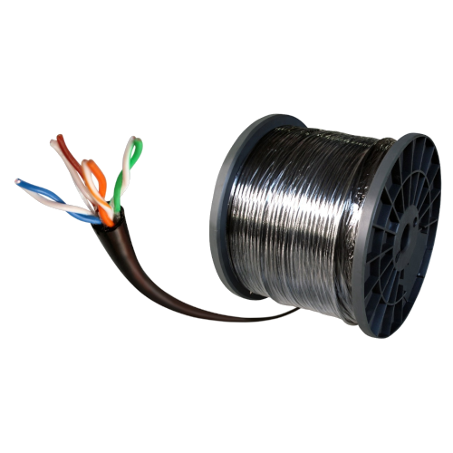 Bobina de Cable UTP Condumex para Exterior 305 metros CAT5e 100% cobre 24 AWG con Gel Garantía de 1 año