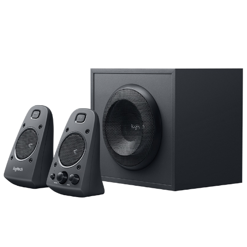 Bocinas Logitech Z625 2.1 THX 200 Watts RMS Entrada Óptica Garantía de 2 años