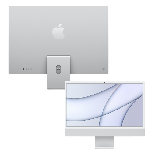iMAC 24 Retina 4.5k Chip M1 de Apple CPU 8 cores y GPU 8 cores SSD 256GB RAM 8GB Garantía de 1 año