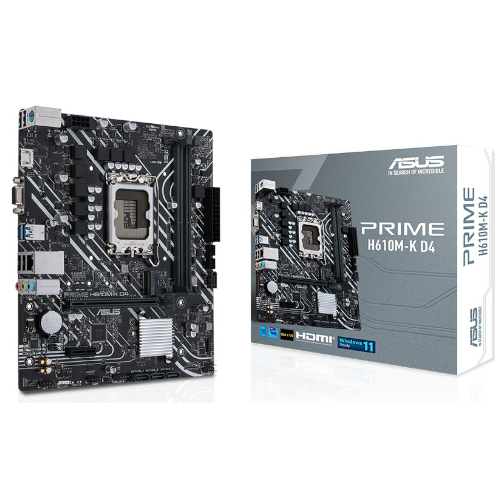 Tarjeta madre Asus H610 Intel S-1700 12a generación Garantía de 3 años