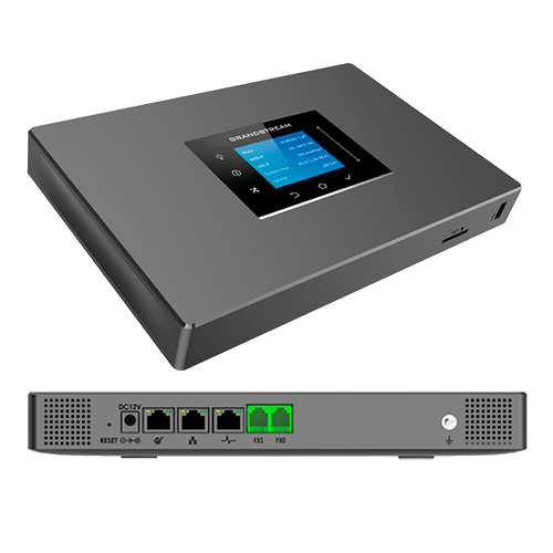 Conmutador Grandstream IP-PMX 100 Llamadas  Simultáneas 500 Usuarios Puerto LAN y Wan Gigabit Garantía de 2 años