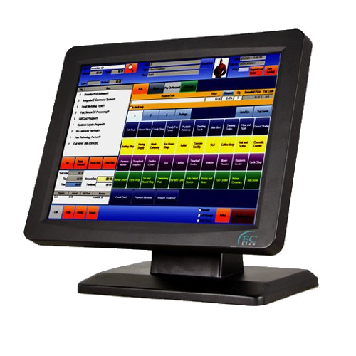 Monitor Touch Screen EC Line Especial para POS de uso rudo LED 15'' Garantía de 1 año