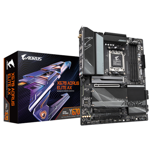 Tarjeta Madre Gigabyte X670 Aorus Elite AMD S-AM5 Gen 7a Gama Alta Garantía de 1 año