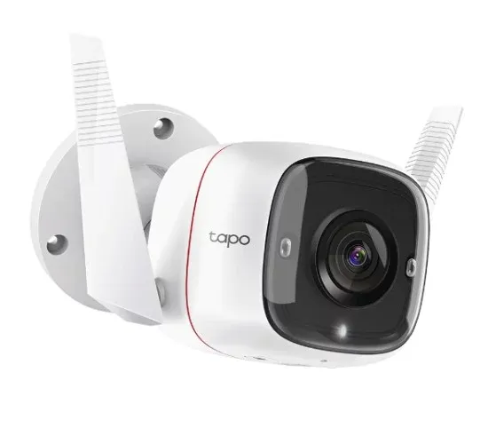 Cámara IP tp-link tapo C310 WiFi para exterior 3mp con audio bidireccional alarma puerto micro SD hasta 128GB Garantía de 1 año