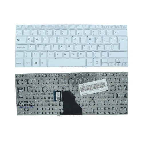 Teclado para laptop Sony Fit series 14e Battery First Color Blanco Garantía de 3 meses