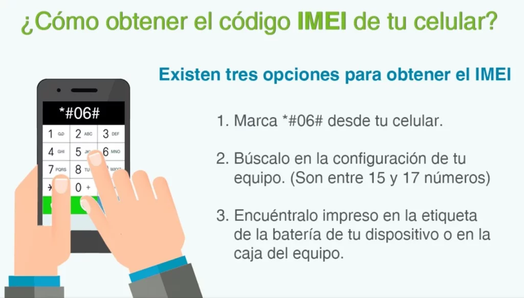 Código IMEI en un celular para identificación única