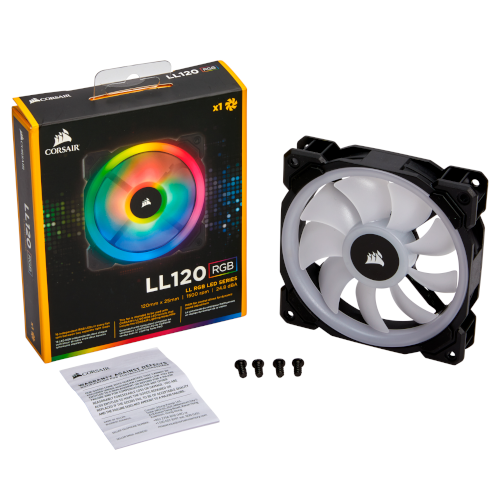 Ventilador RGB CORSAIR PWM CO-9050071-WW 120 mm Garantía de 1 año