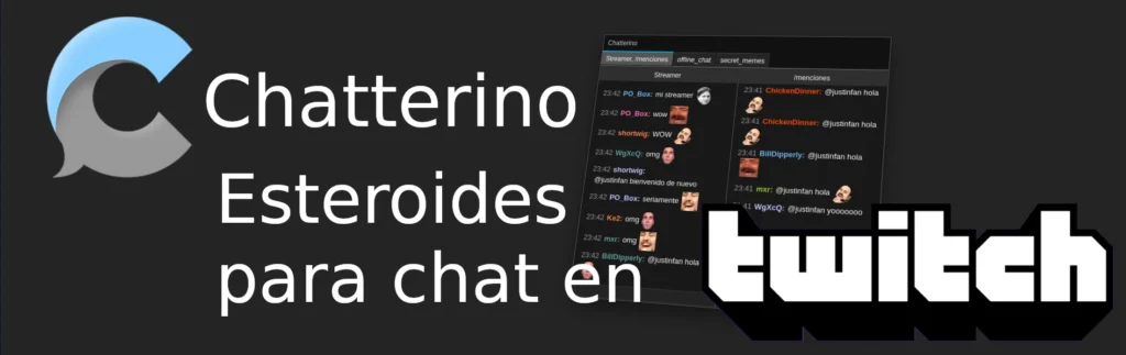 Banner de Chatterino para Twitch