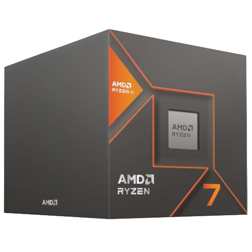 Procesador AMD RYZEN 7 S-AM5 8700F 8Gen con Disipador sin Gráficos Garantía de 1 año